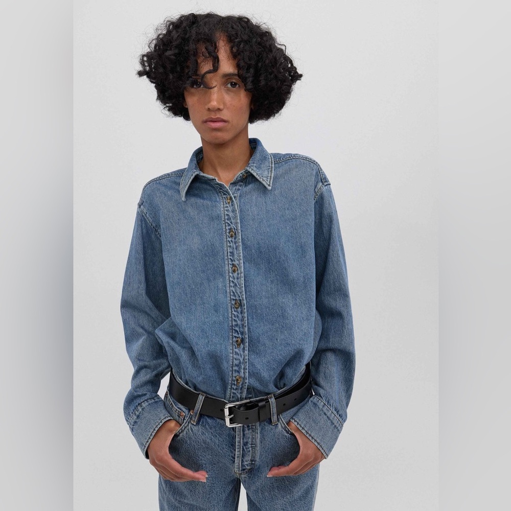 Still Here NY Day Shirt Classic Blue - Size XL